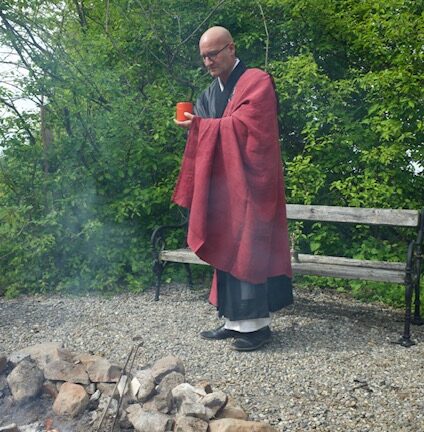 Feuerritual bei der Beerdigung - Trauerredner Zen Meister Vater Reding