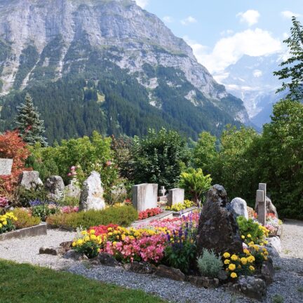 Grindelwald - Beerdigung und Abschiedsfeier bei Eiger, Mönch &amp; Jungfrau