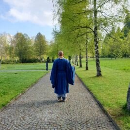 Beisetzung im engsten Familienkreis mit Trauerredner Zen Meister Vater Reding