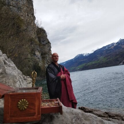 Trauerfeier am See - Trauerredner - Zen Meister Vater Reding