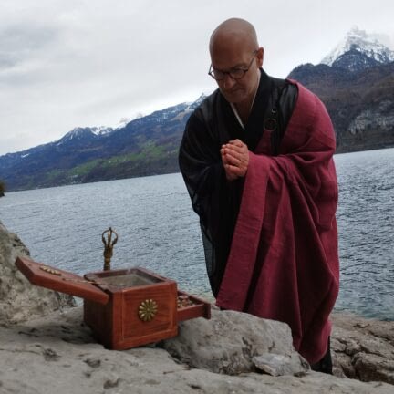 Trauerfeier am See - Trauerredner - Zen Meister Vater Reding