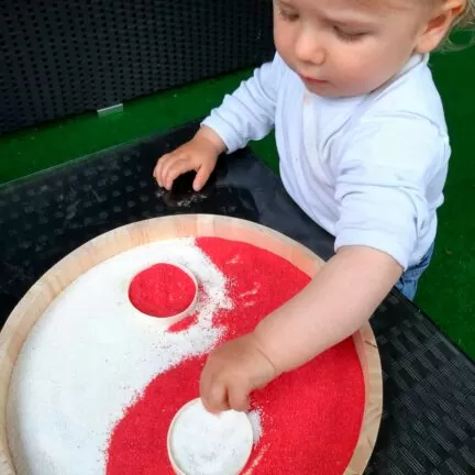 Mandala Ritual bei der Beerdigung mit Trauerredner - Zen Vater Meister Reding