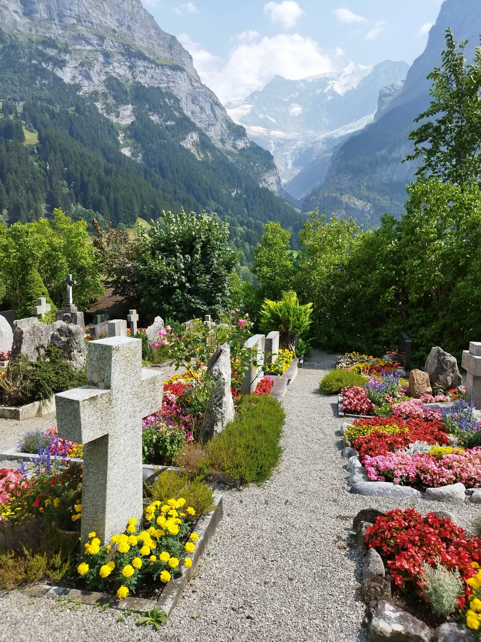 Grindelwald - Beerdigung und Abschiedsfeier bei Eiger, Mönch & Jungfrau