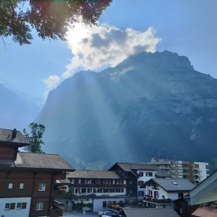 Grindelwald - Beerdigung und Abschiedsfeier bei Eiger, Mönch &amp; Jungfrau