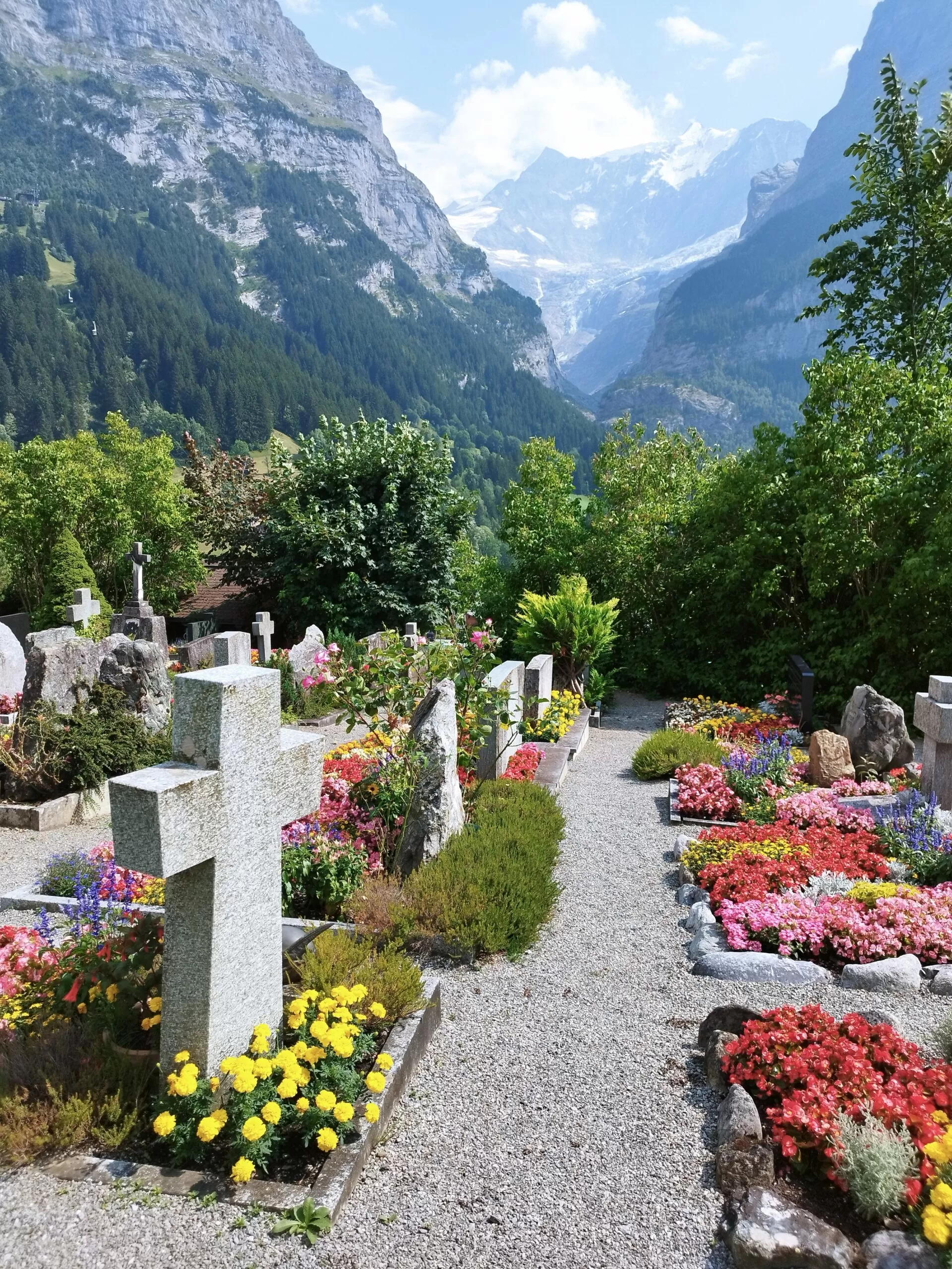 Grindelwald - Beerdigung und Abschiedsfeier bei Eiger, Mönch & Jungfrau