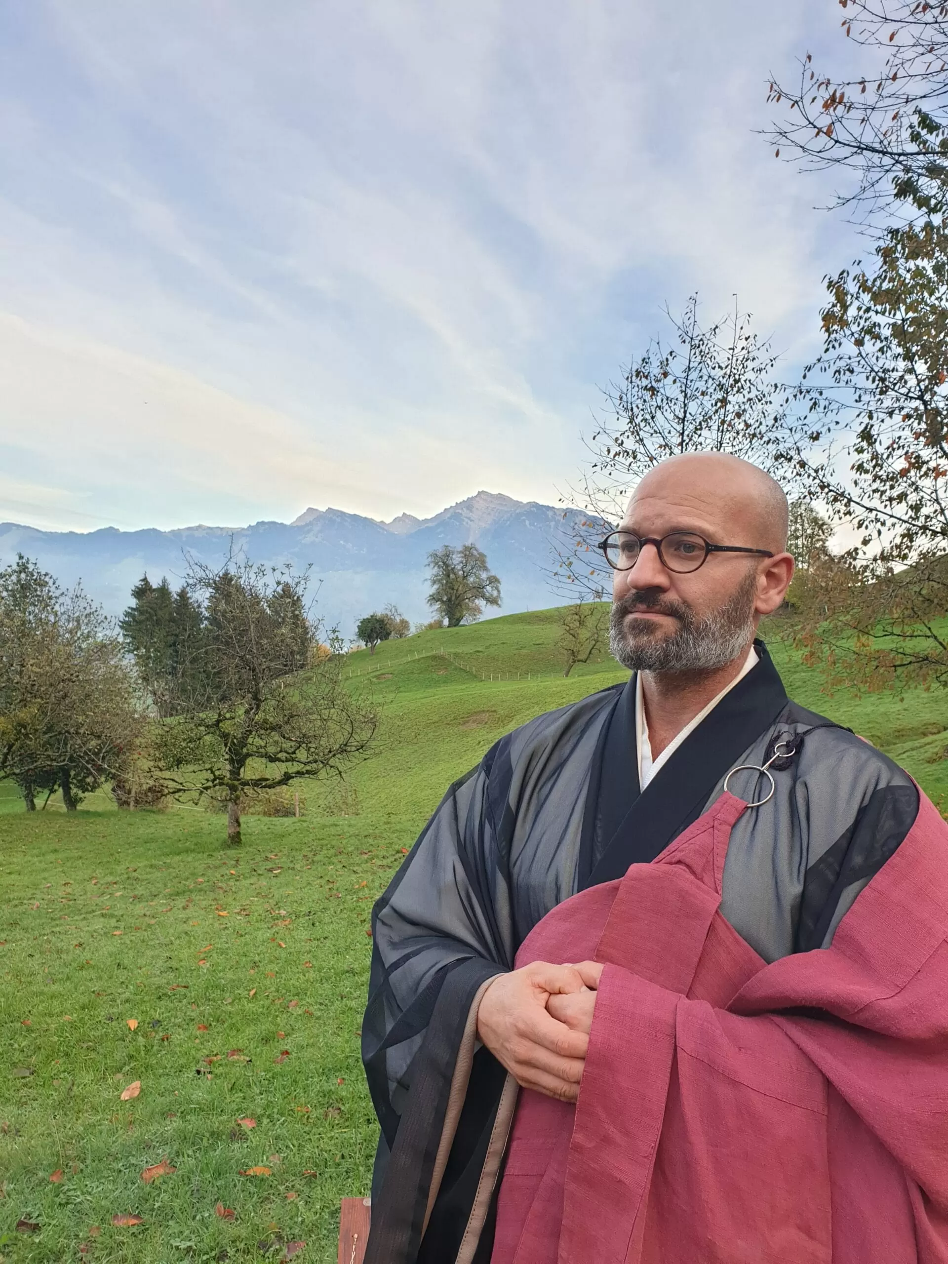 Zen Vater Meister Reding hilft beim Trauerprozess