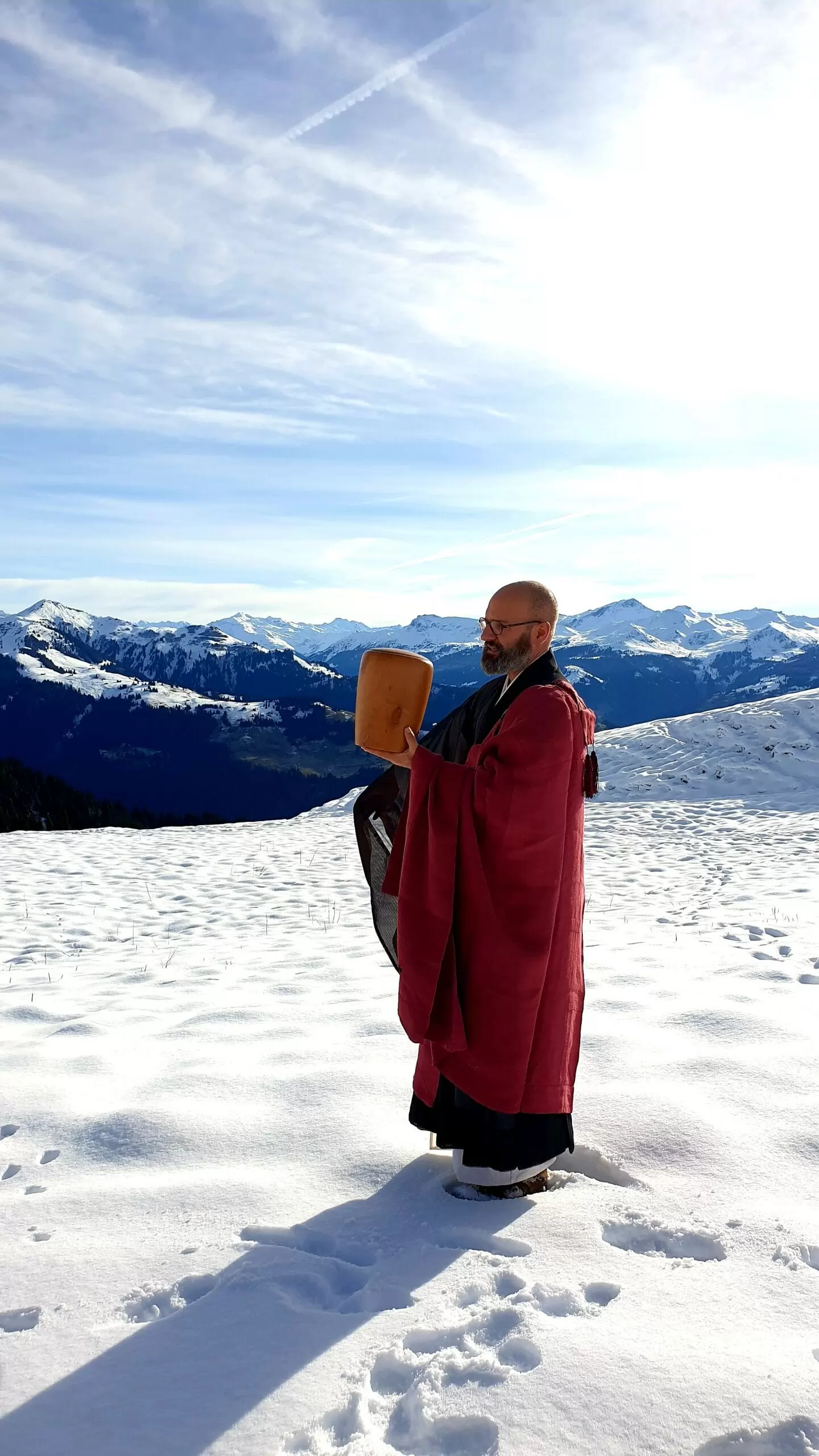 Asche verstreuen auf dem Berg - Abschiedsredner und Trauerredner - Zen Vater Meister Reding