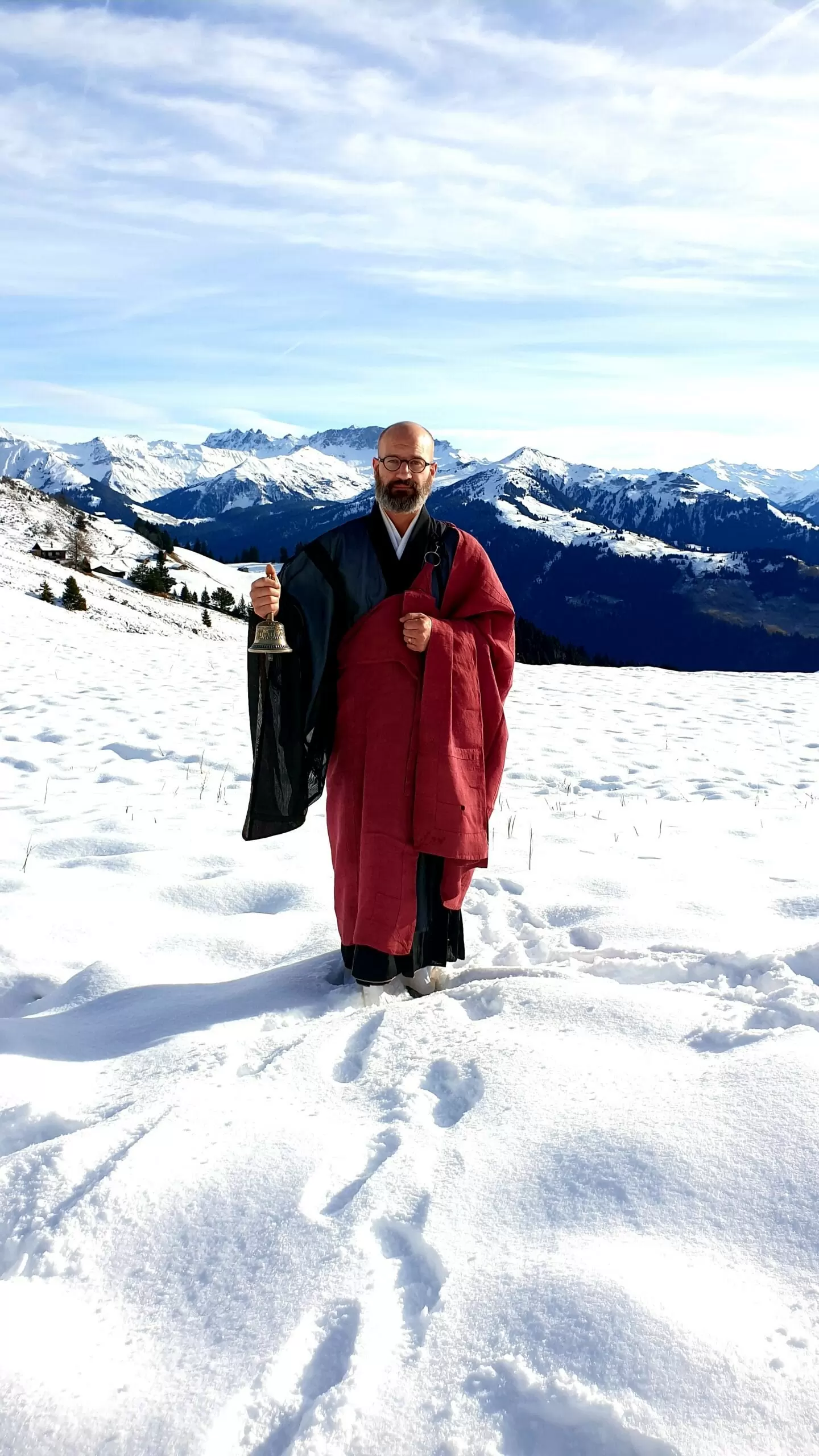 Asche verstreuen auf dem Berg - Abschiedsredner und Trauerredner - Zen Vater Meister Reding
