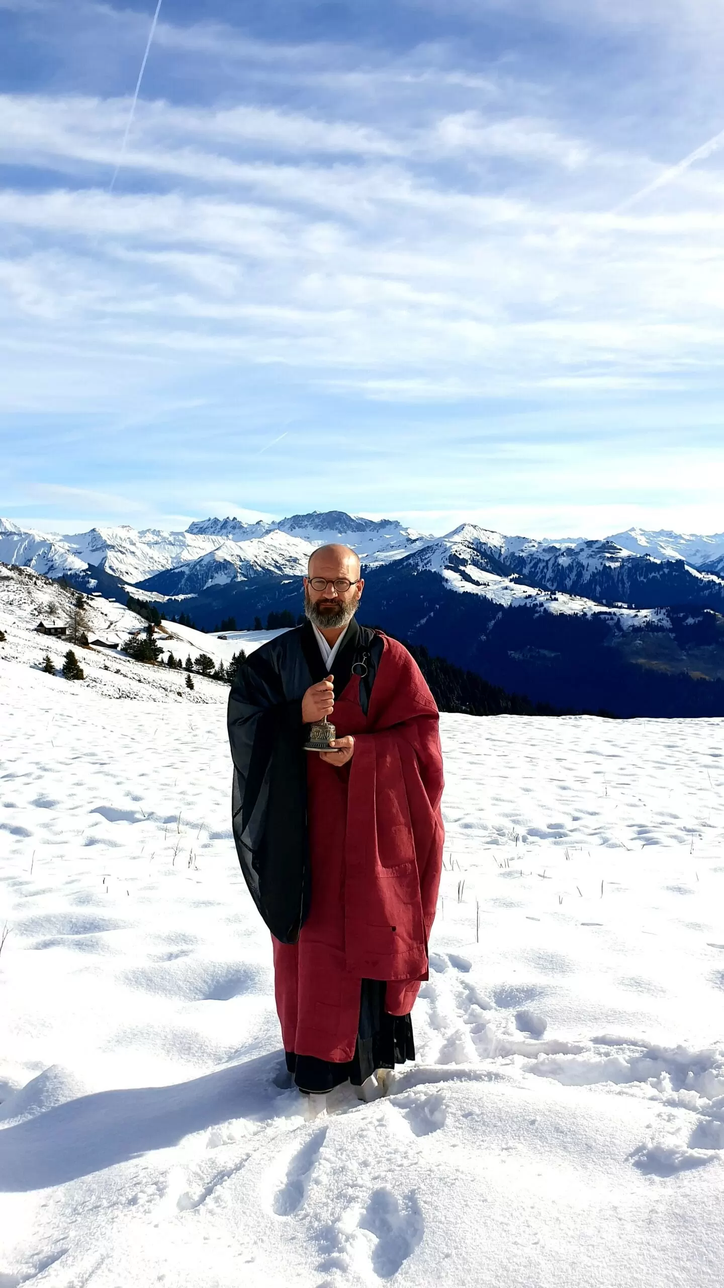Asche verstreuen auf dem Berg - Abschiedsredner und Trauerredner - Zen Vater Meister Reding