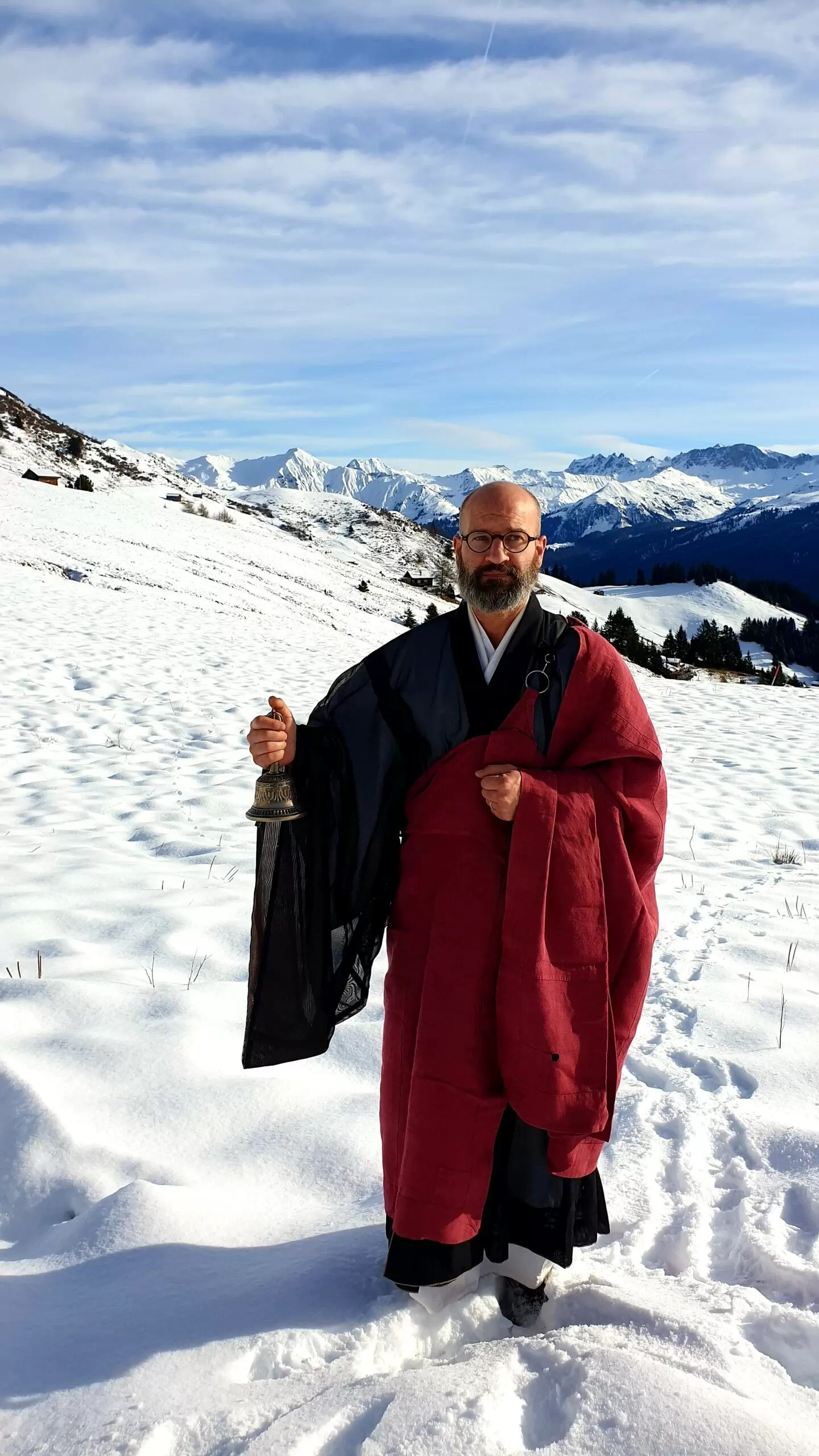 Asche verstreuen auf dem Berg - Abschiedsredner und Trauerredner - Zen Vater Meister Reding