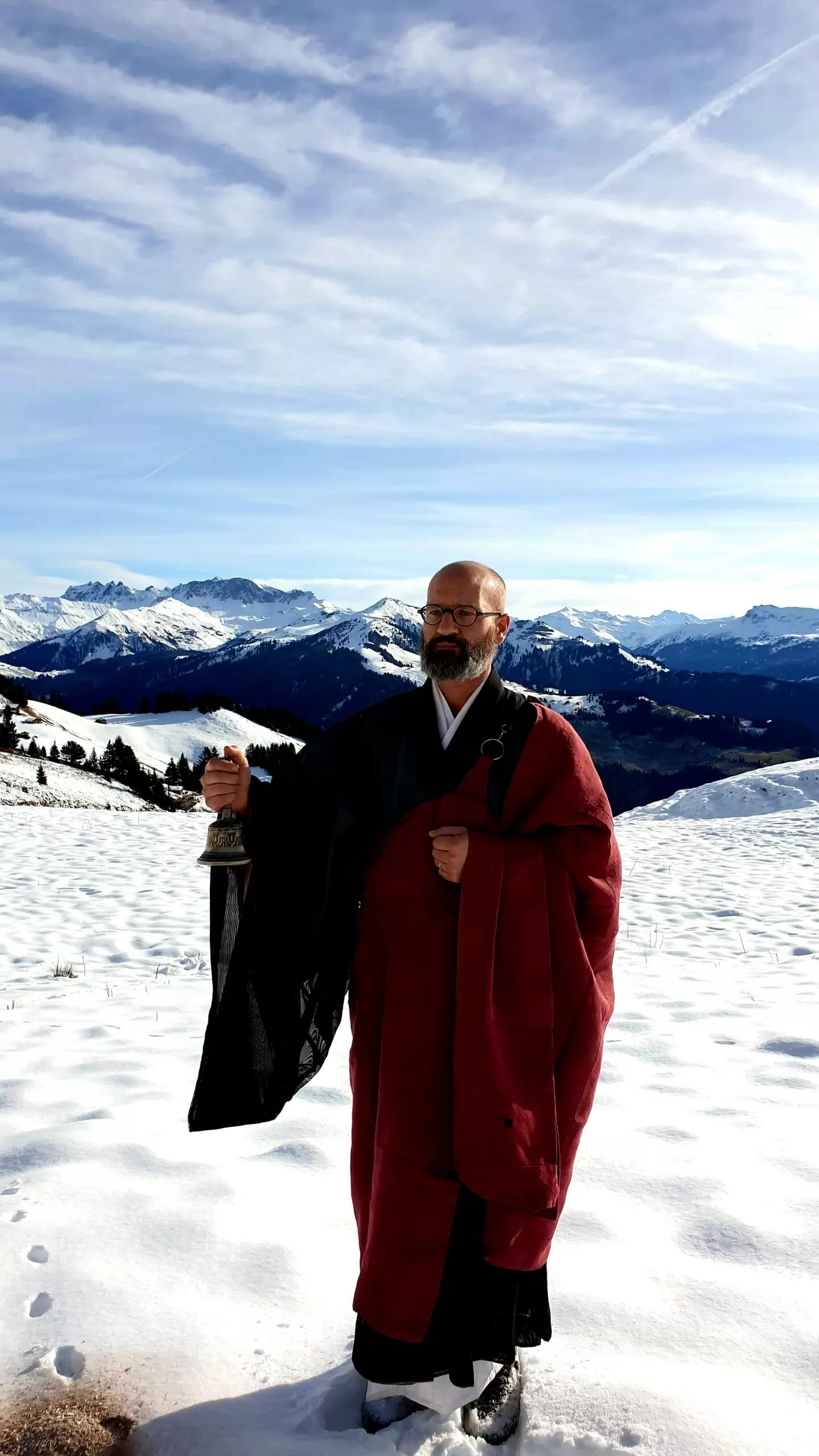 Asche verstreuen auf dem Berg - Abschiedsredner und Trauerredner - Zen Vater Meister Reding