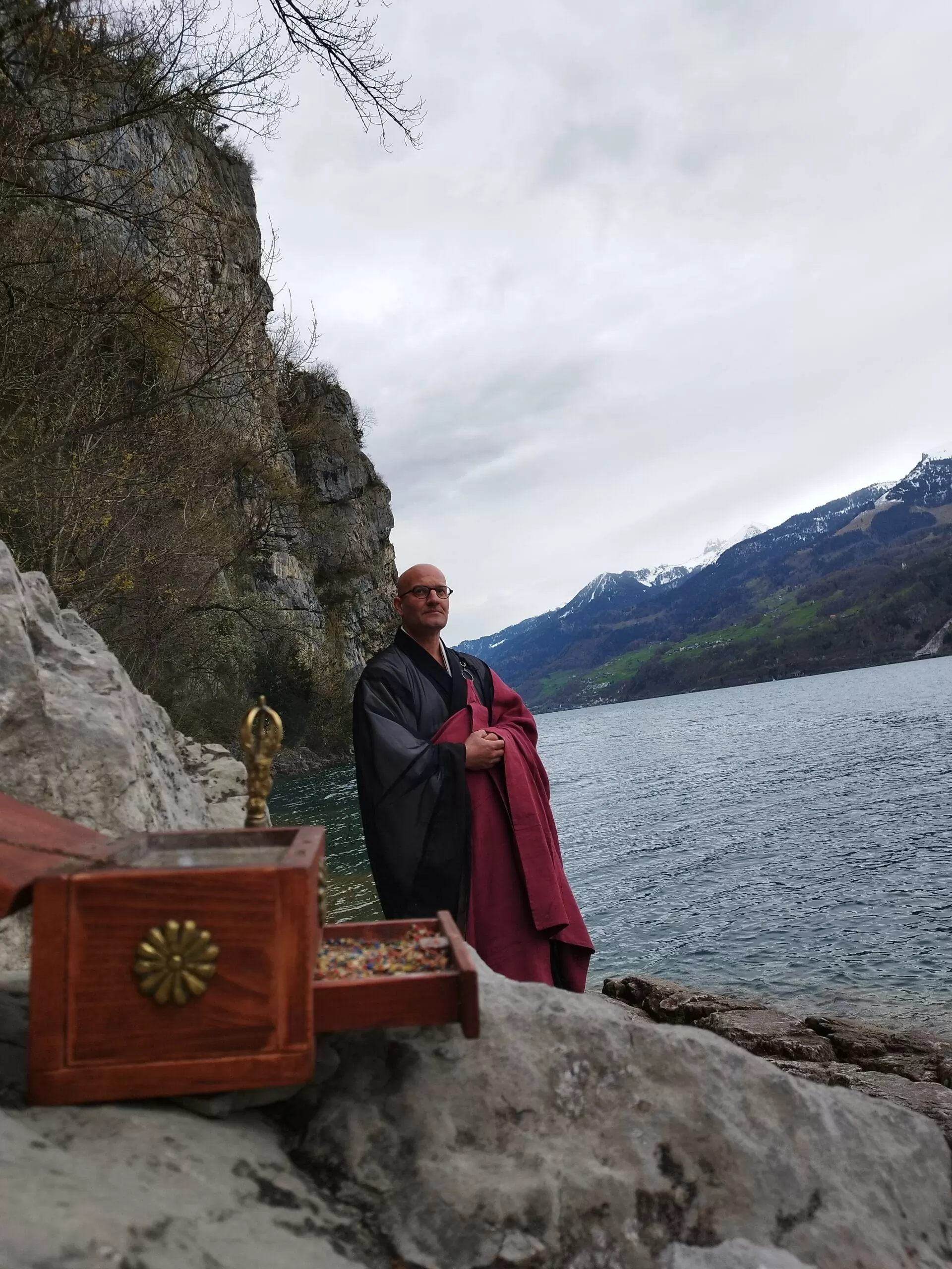 Trauerfeier am See - Trauerredner - Zen Meister Vater Reding