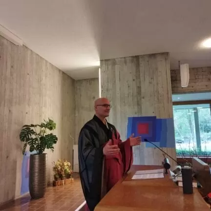 Abdankung mit Trauerredner Zen Vater Meister Reding