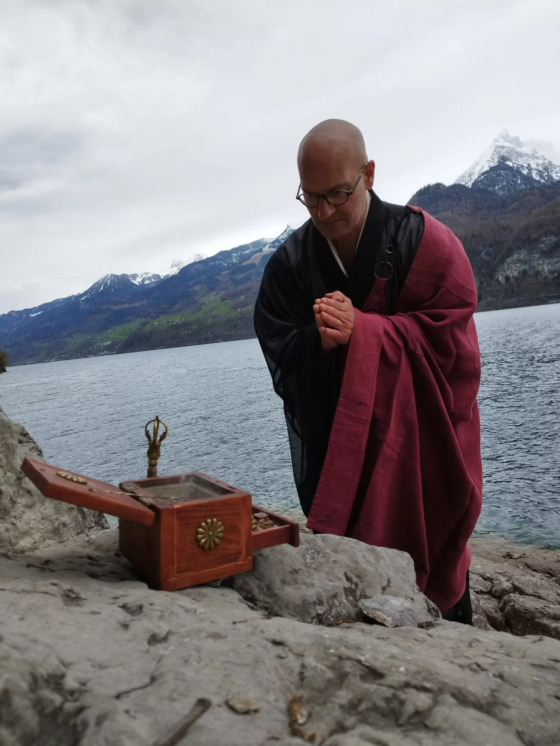 Trauerfeier am See - Trauerredner - Zen Meister Vater Reding
